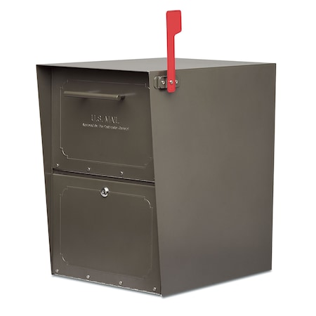 Architectural Mailboxes Mailbox, Graphite Bronze, Post Mount, Extra Large 5100Z